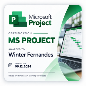 MS PROJECT — BIMLEMAN — École de la construction digitale
