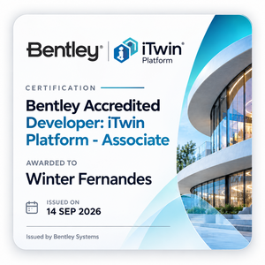 Bentley Accredited Developer: iTwin Platform — Associate — Bentley Systems